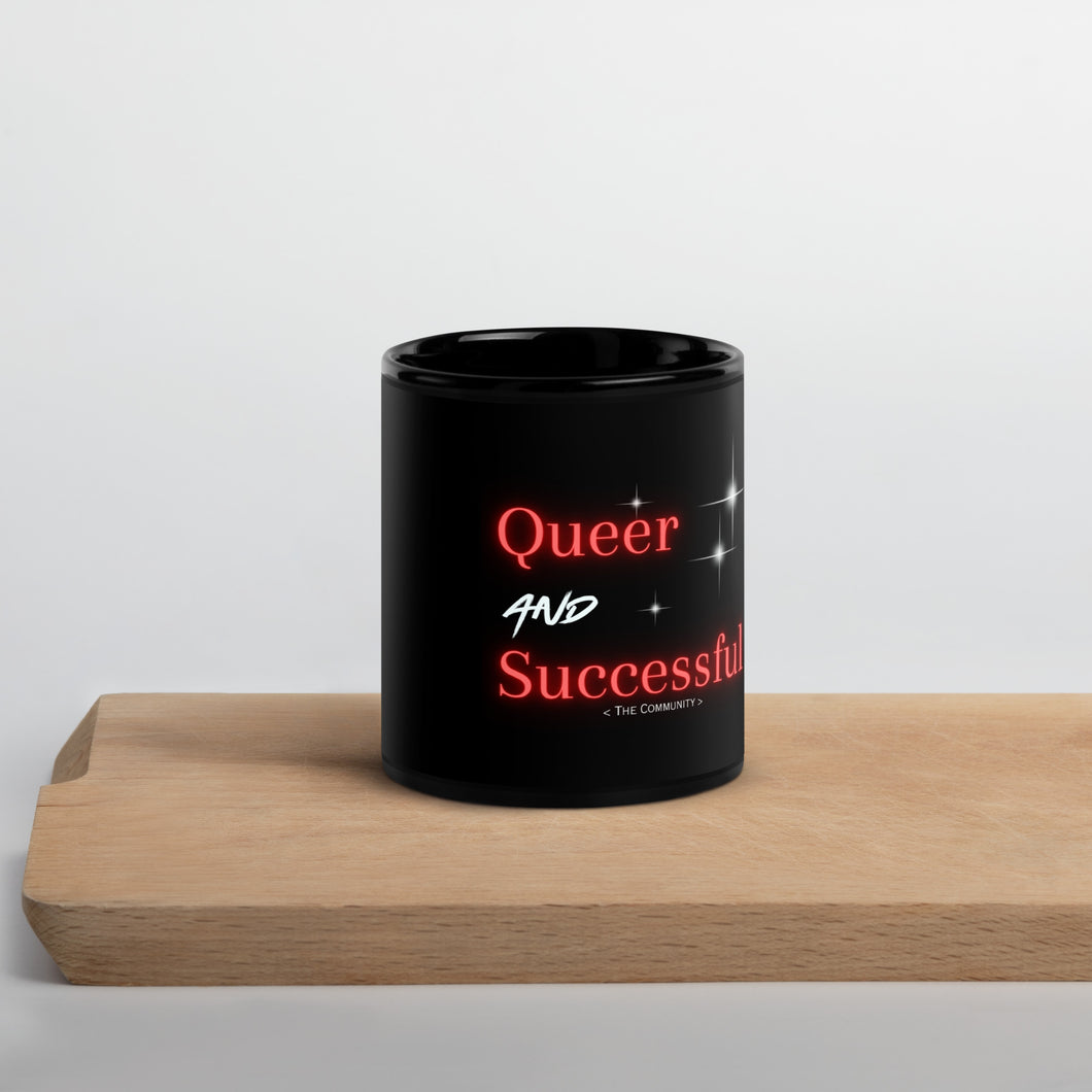 Queer and Successful - The Community Black Glossy Mug